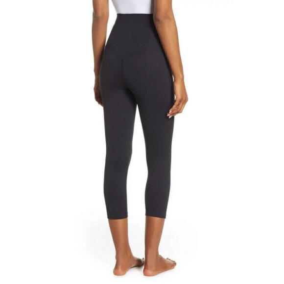 💕ZELLA💕 Live In Maternity Crop Leggings ~ Black Large L NWT - Picture 4 of 15